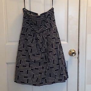 Gap staples blue linen dress